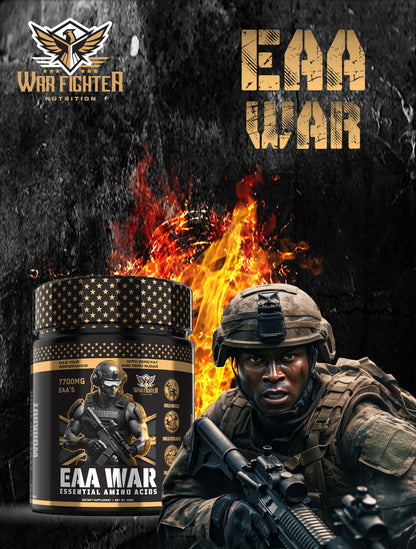 War Fighter Creatine 300g + EAA 400g + M4 Pre-Workout 350g Stack