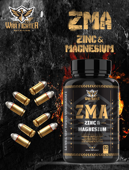 WAR FIGHTER ZMA (Zinc & Magnesium) – 90 Capsules