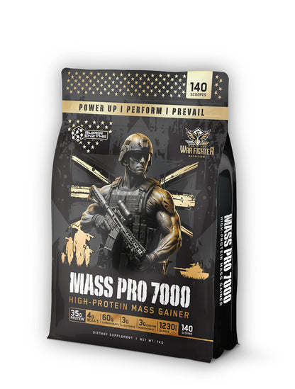 WAR FIGHTER MASS PRO 7000 (7KG) – High-Calorie Mass Gainer