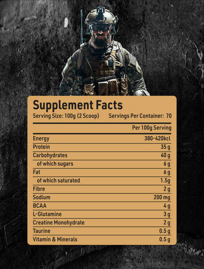 WAR FIGHTER MASS PRO 7000 (7KG) – High-Calorie Mass Gainer