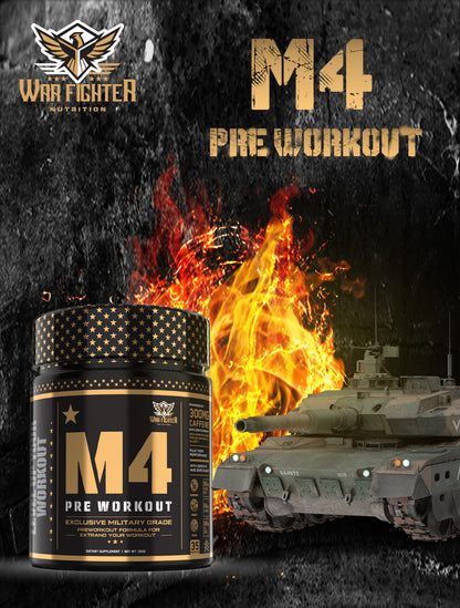 War Fighter Creatine 300g + EAA 400g + M4 Pre-Workout 350g Stack