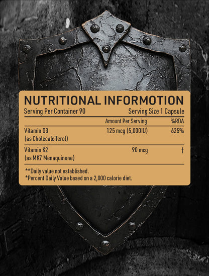 WAR FIGHTER D3 + K2 5000 IU