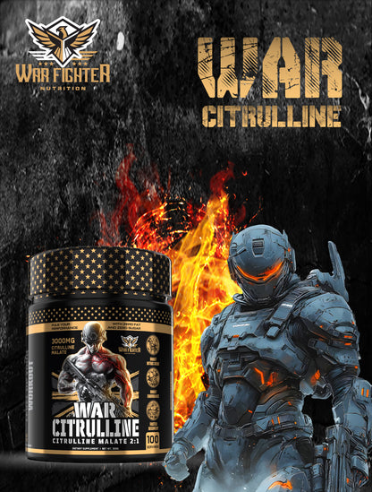 WAR CITRULLINE (Citrulline Malate 2:1) – 300g / 100 Servings