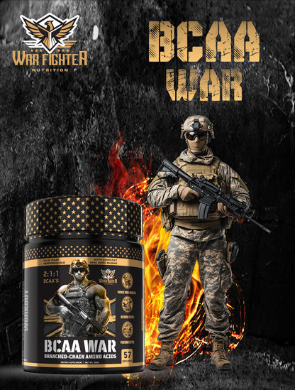 BCAA WAR (400g) – 2:1:1 BCAA Formula (Zero Sugar)