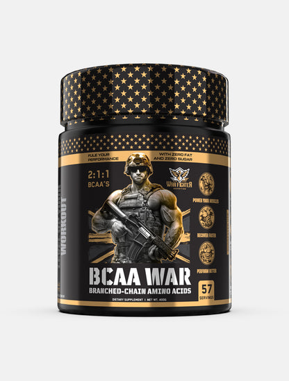 BCAA WAR (400g) – 2:1:1 BCAA Formula (Zero Sugar)