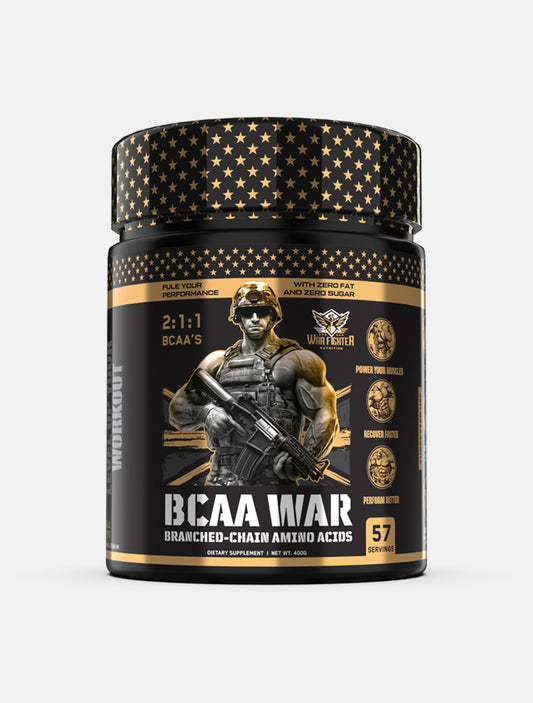 BCAA WAR (400g) – 2:1:1 BCAA Formula (Zero Sugar)