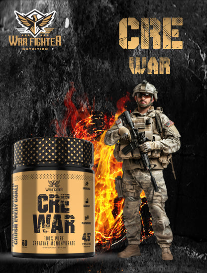 War Fighter Creatine 300g + EAA 400g + M4 Pre-Workout 350g Stack