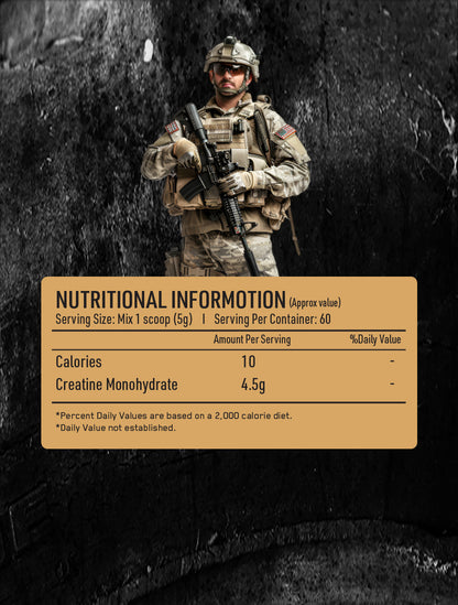 War Fighter Creatine 300g + EAA 400g + M4 Pre-Workout 350g Stack