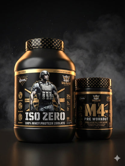 War Fighter ISO 2kg + M4 Pre-Workout 350g Stack