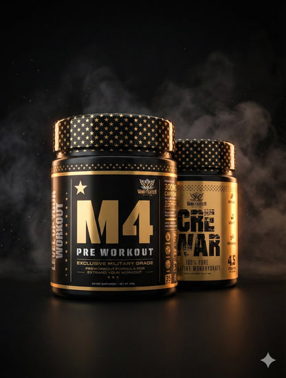 War Fighter M4 Pre-Workout 350g + Creatine 300g Stack