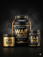 War Fighter Whey 2kg + Creatine 300g + EAA 400g Stack
